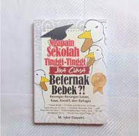 Image of Ngapain Sekolah Tinggi-Tinggi Jika Cuma Beternak Bebek?!